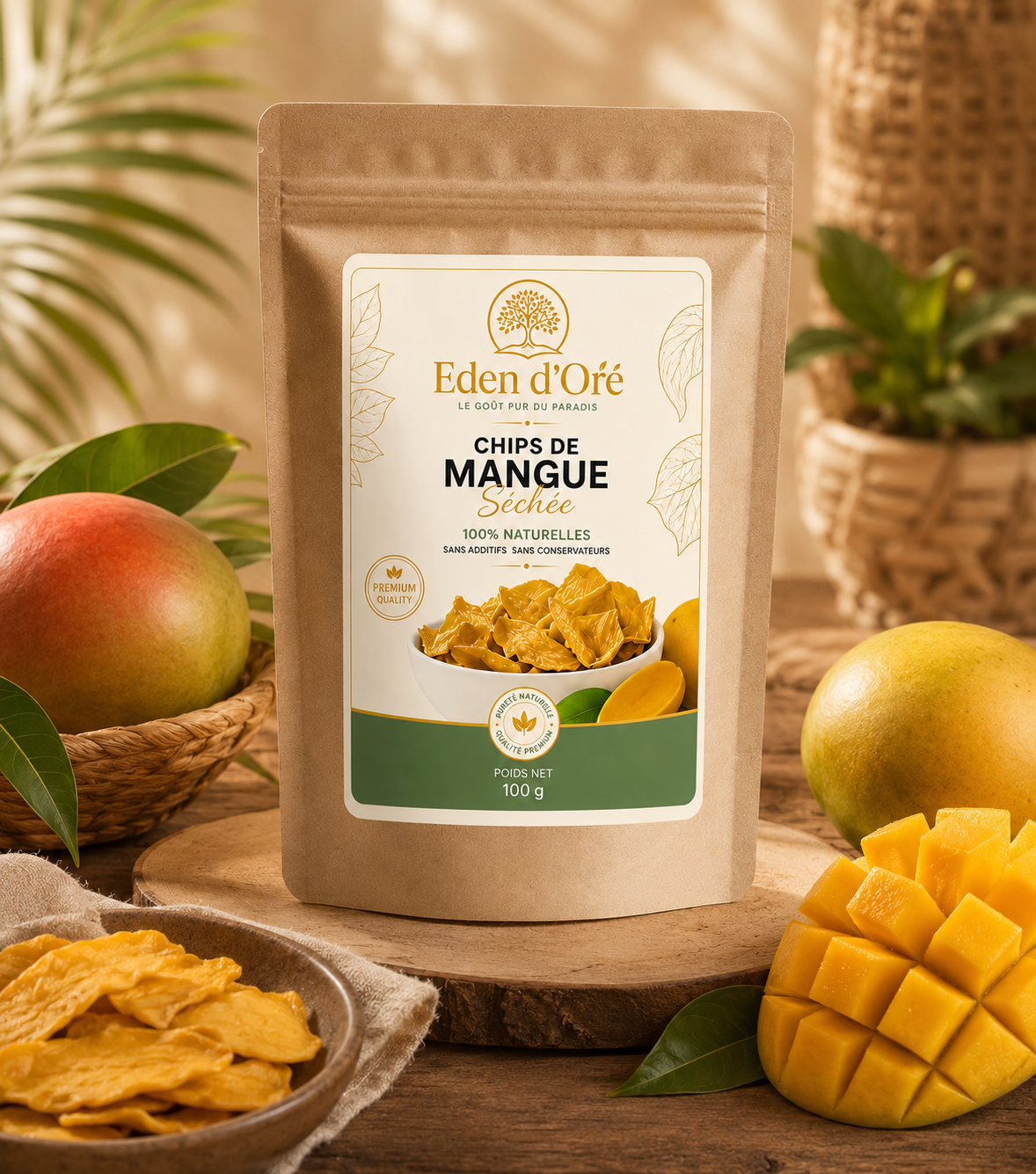 Chips de Mangue Séchée